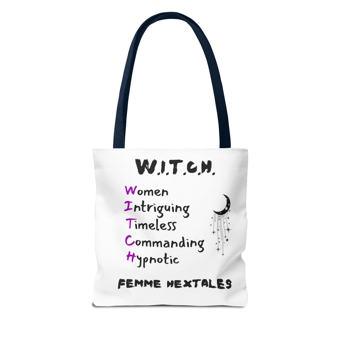 W.I.T.C.H. Tote Bag, Empowering Women Tote, Boho Goddess Accessories, Witchy Vibes Handbag, Perfect Gift for Her