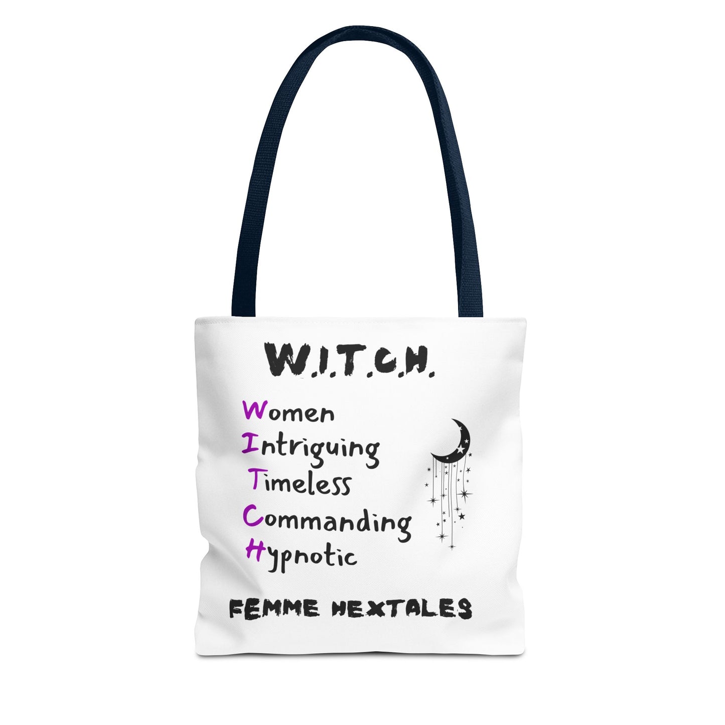 W.I.T.C.H. Tote Bag, Empowering Women Tote, Boho Goddess Accessories, Witchy Vibes Handbag, Perfect Gift for Her