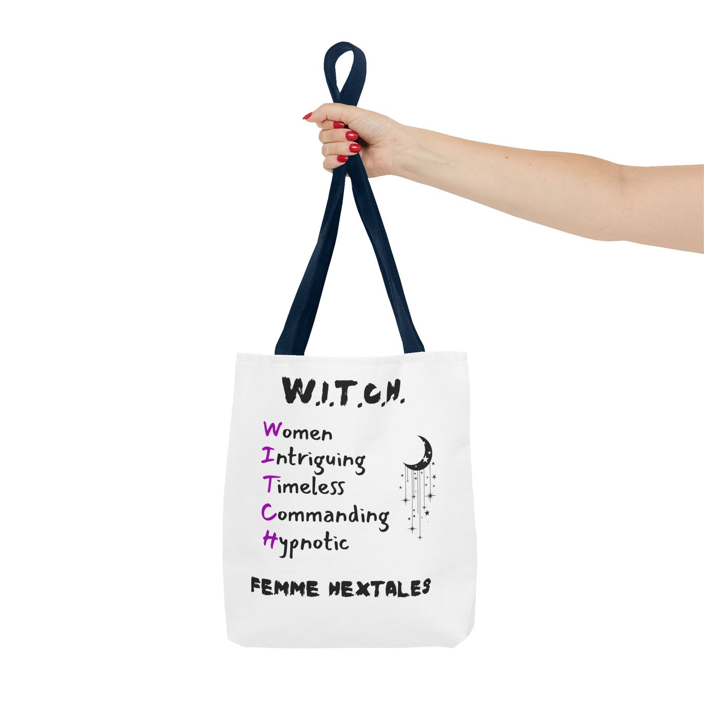 W.I.T.C.H. Tote Bag, Empowering Women Tote, Boho Goddess Accessories, Witchy Vibes Handbag, Perfect Gift for Her