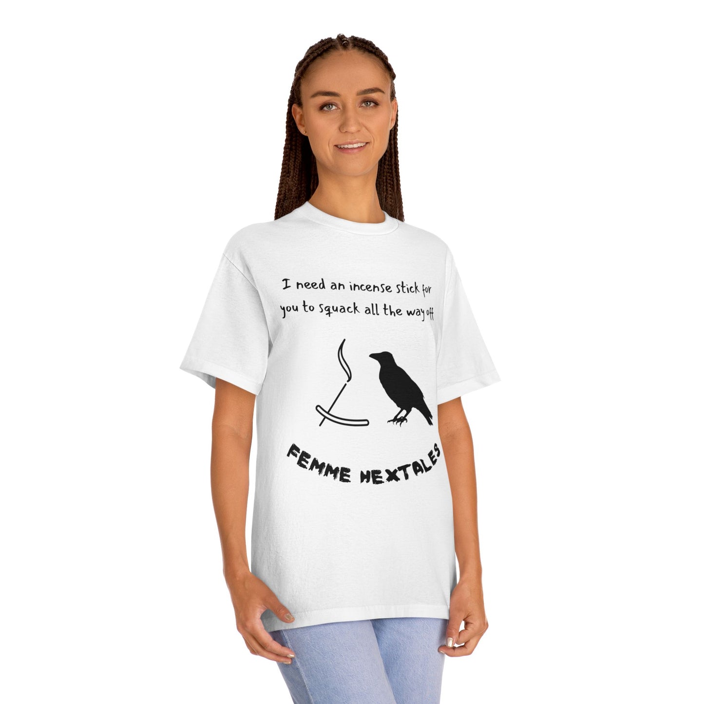 Squack Off! Incense crow comfortable tee!