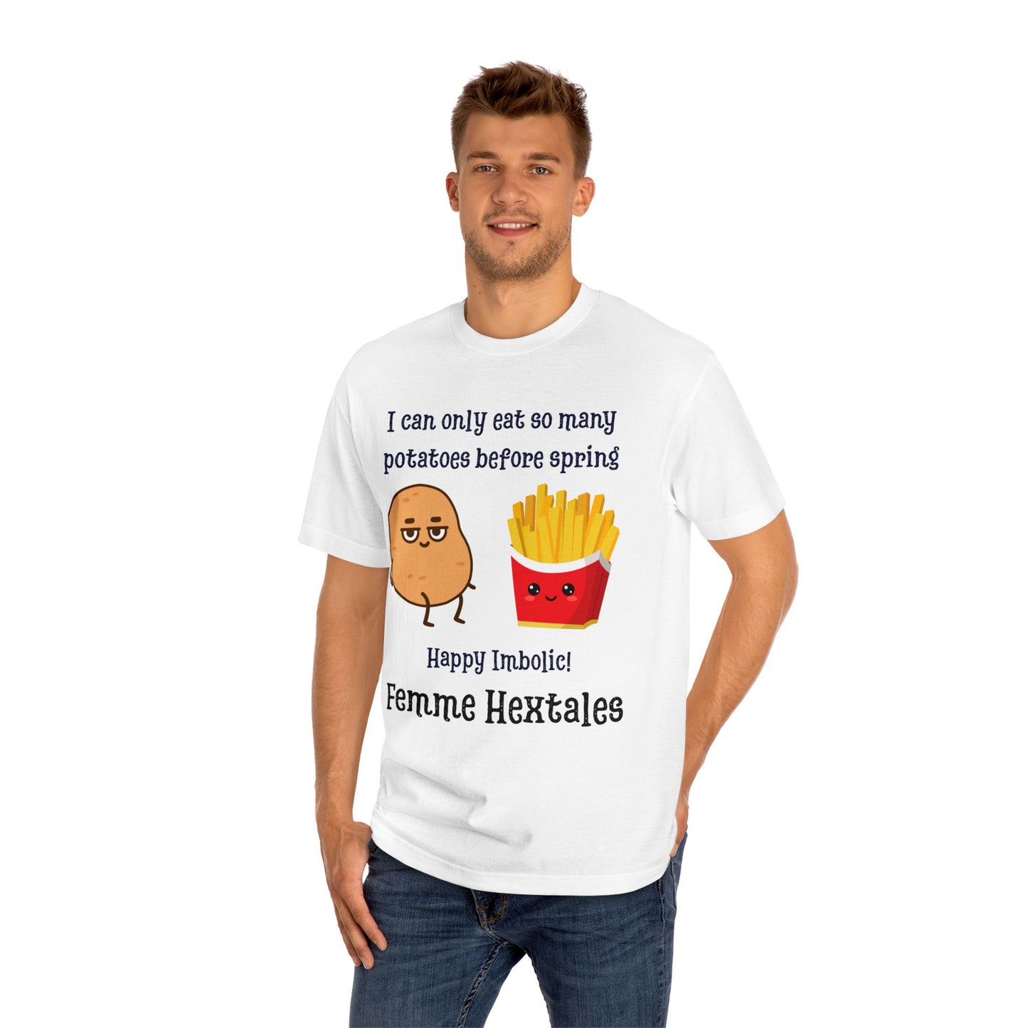 Funny Imbolic Shirt – I Can Only Eat So Many Potatoes Meme | Femme Hextales