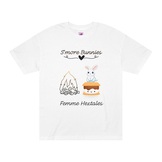 S’more Bunnies Graphic Tee – Cute Bunny Campfire S’mores Shirt | Kawaii Animal T-Shirt | Cottagecore Aesthetic Clothing